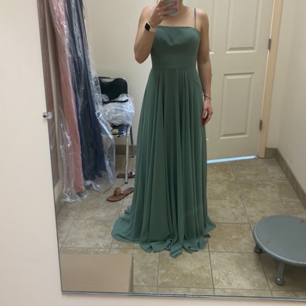 Jenny Yoo Eucalyptus Gown, Size 2, 56”